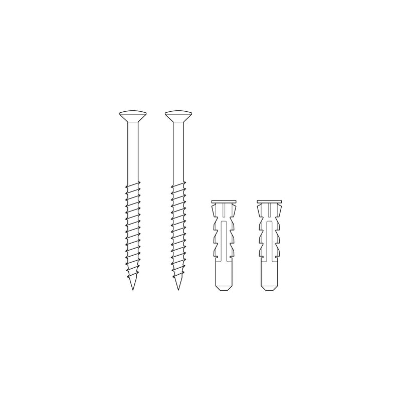 Screw + Plug Set . Large 5x80