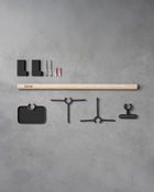 Rack | F . Helmet + Tray + 2x Glasses