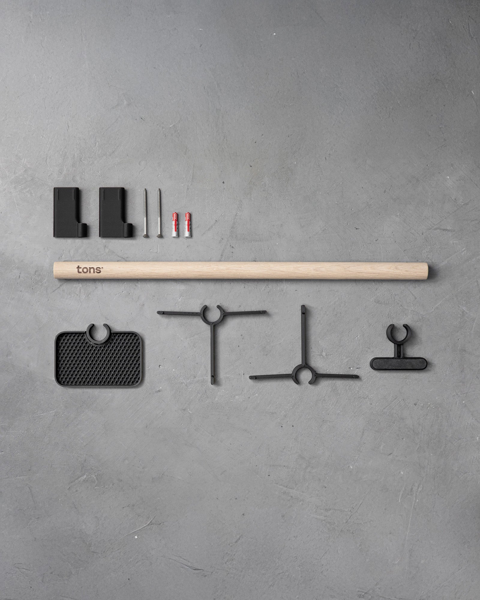 Rack | F . Helmet + Tray + 2x Glasses