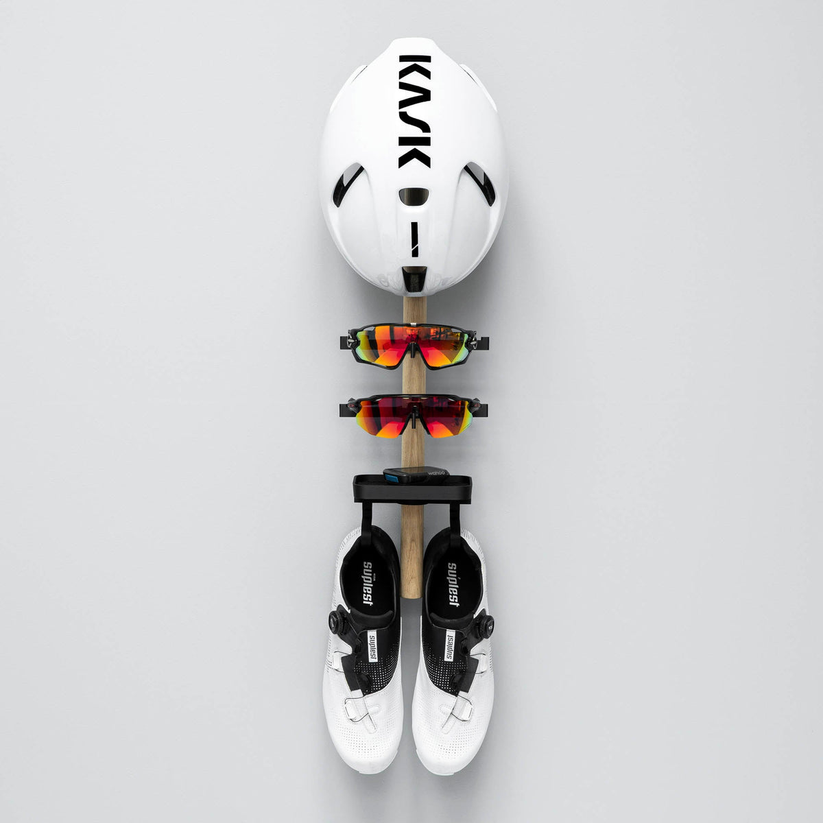 Tons Rack — storage for cycling shoes, helmets and sunglasses
